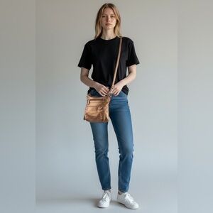 Giani Bernini Metallic Bronze Leather
Shoulder Bag